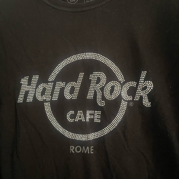 Hard Rock Cafe Black Cotton Tee Small 100 % cotton - Picture 2 of 5